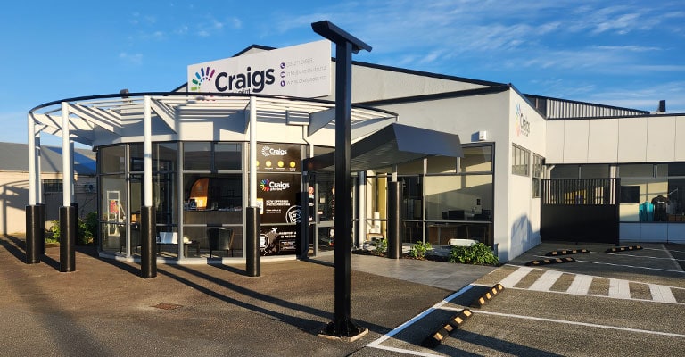 craigs design & print, 122 Yarrow Street, digital printing, offset printing, promotional products, apparel, signage, books, printing, invercargill